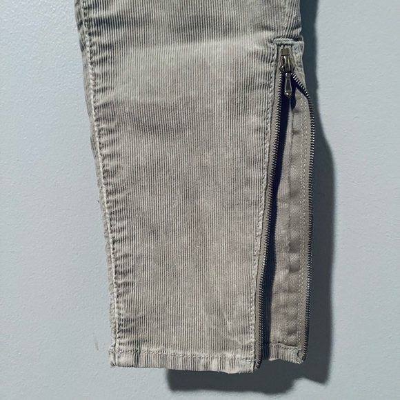 7 FOR ALL MAN KIND Tan Corduroy Skinny Pants - Picture 7 of 7